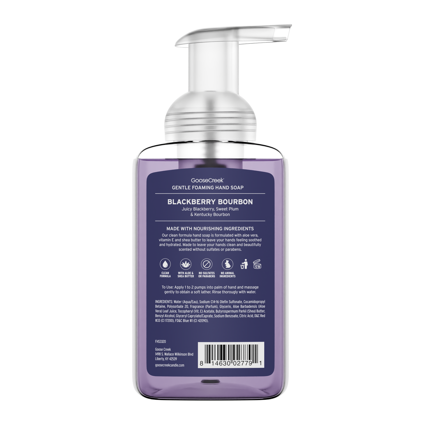 Blackberry Bourbon Lush Foaming Hand Soap