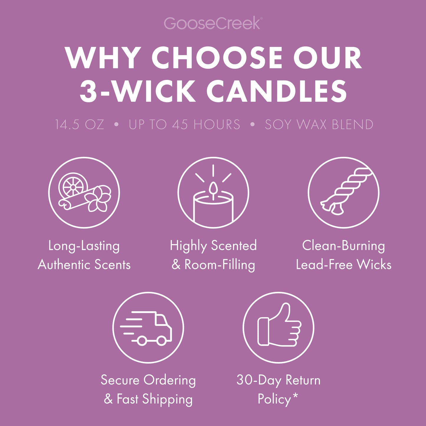 Calm & Cozy 3-Wick Candle