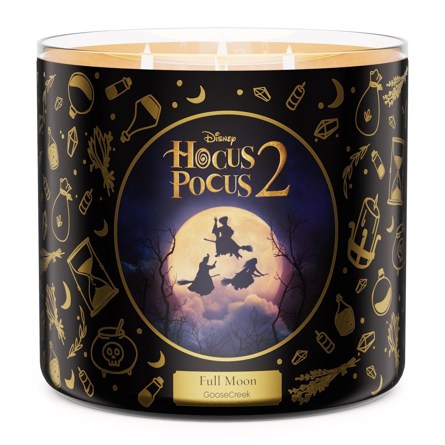 Full Moon 3-Wick Hocus Pocus 2 Candle