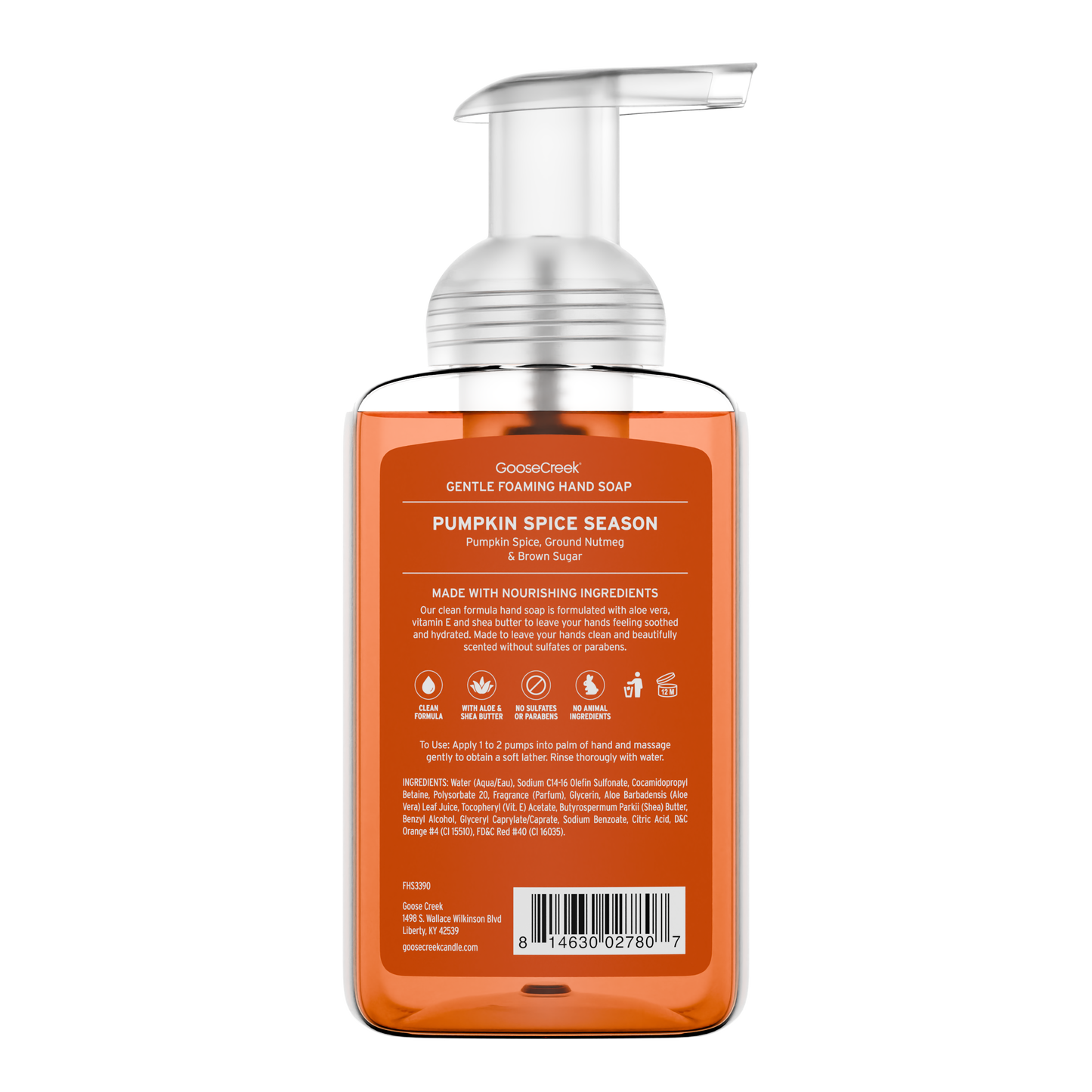 Pumpkin Spice Season Lush Foaming Hand Soap