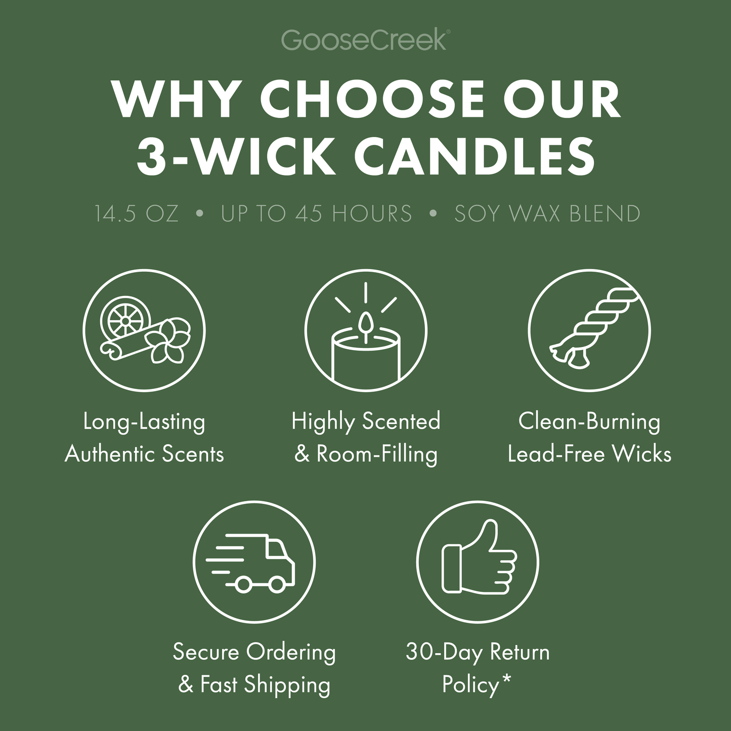 Season's Greetings 3-Wick Candle