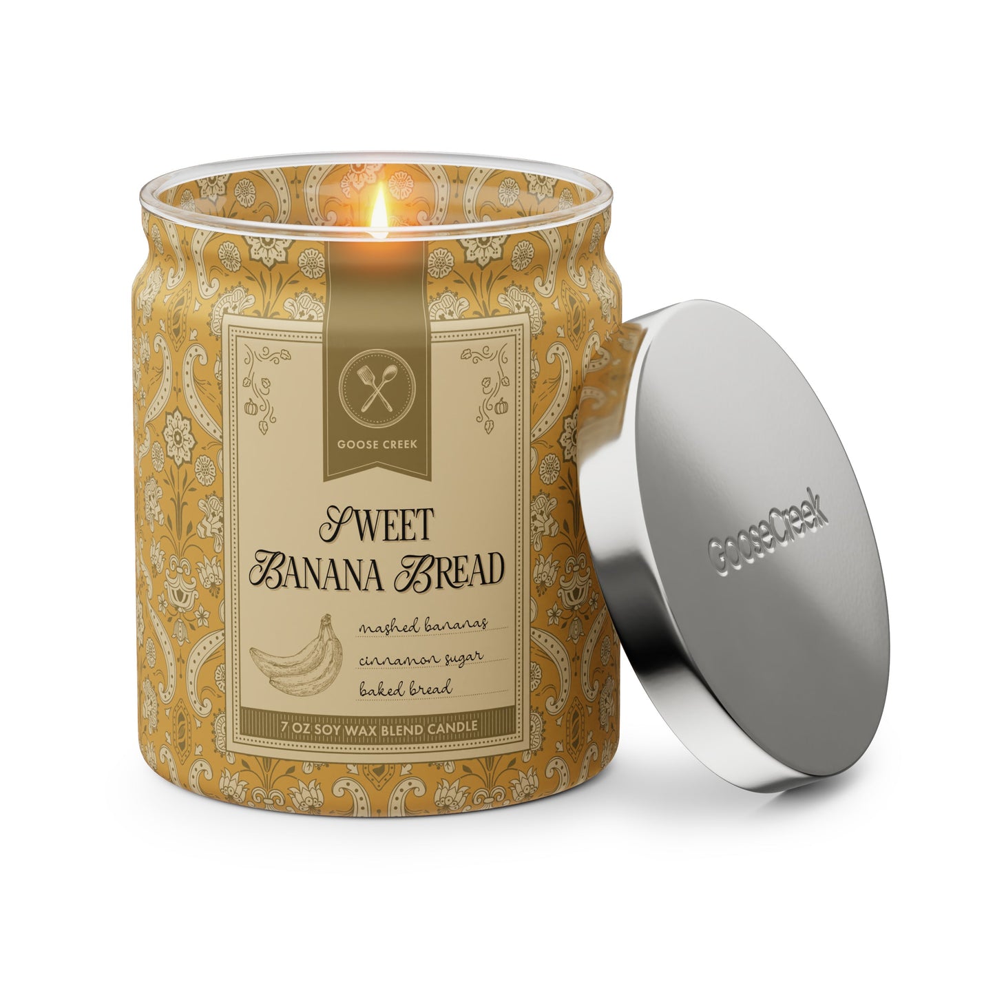 Sweet Banana Bread 7oz Single Wick Candle