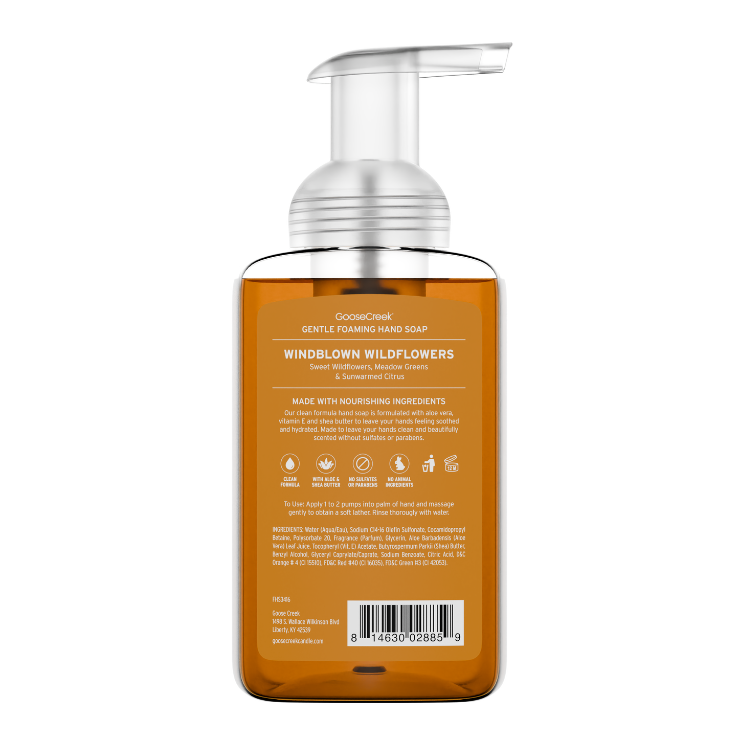 Windblown Wildflowers Lush Foaming Hand Soap