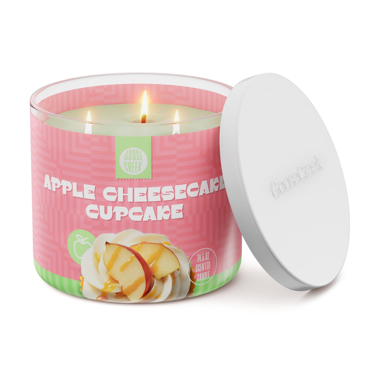 Apple Cheesecake Cupcake 3-Wick Candle