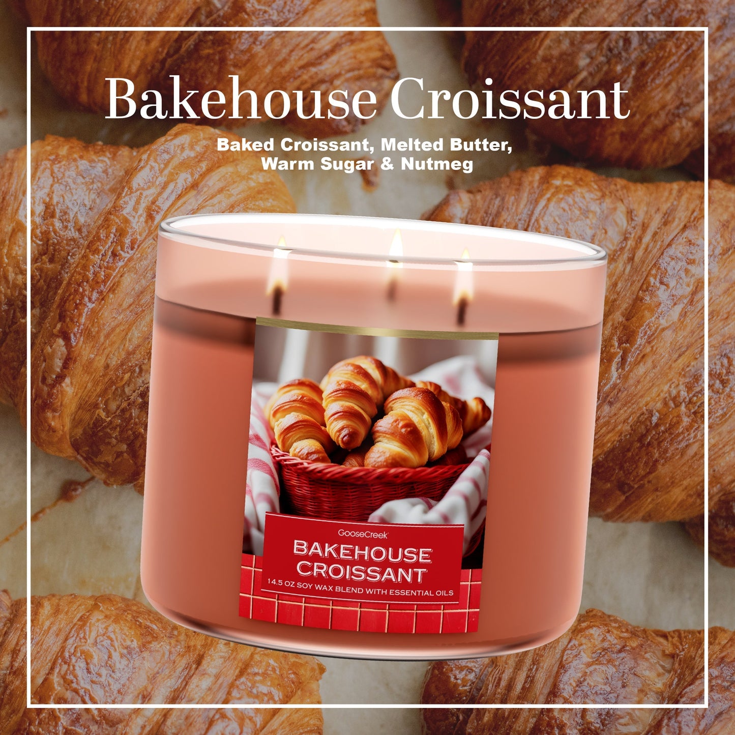 Bakehouse Croissant 3-Wick Candle