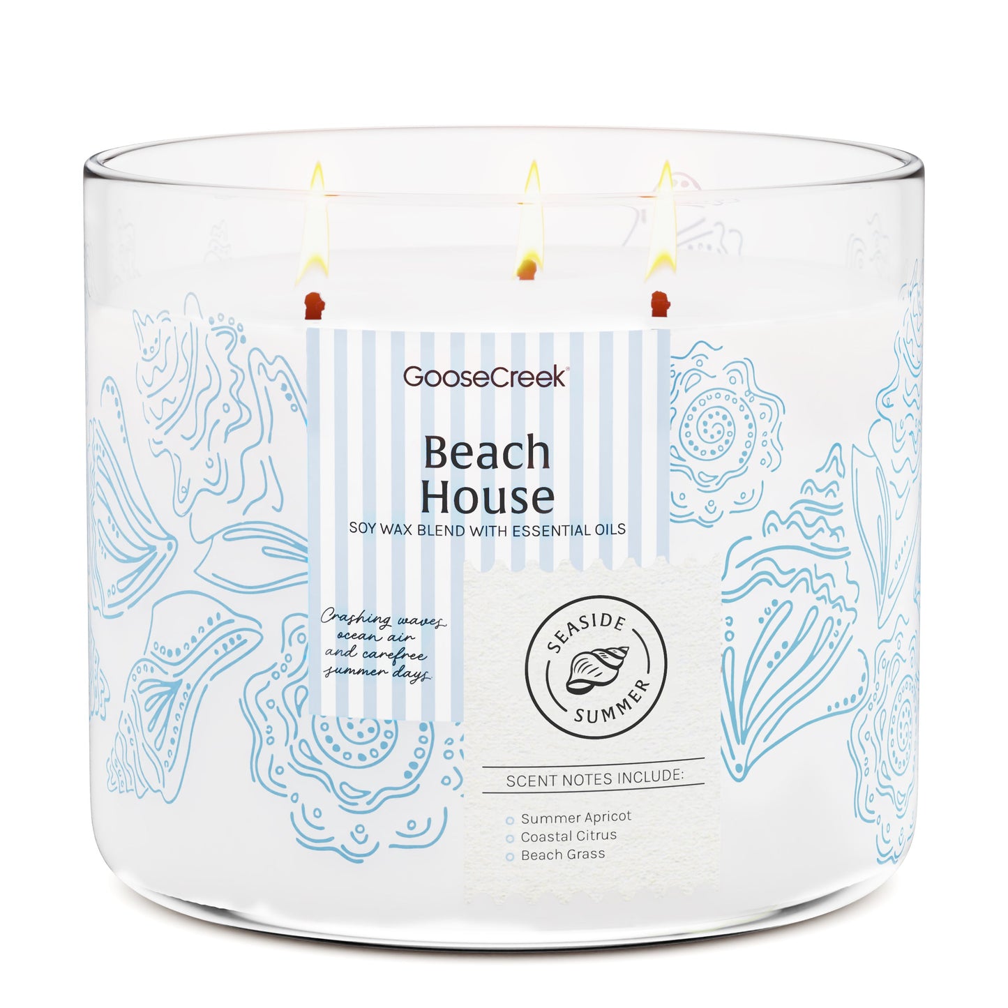Beach House 3-Wick Candle