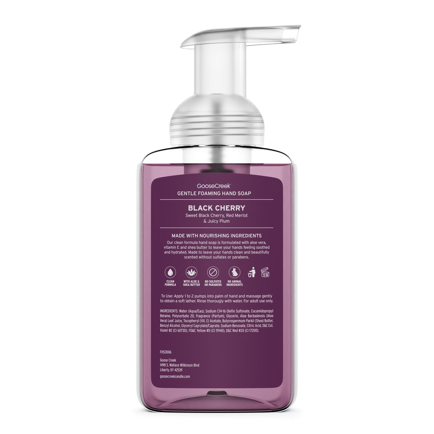 Black Cherry Lush Foaming Hand Soap