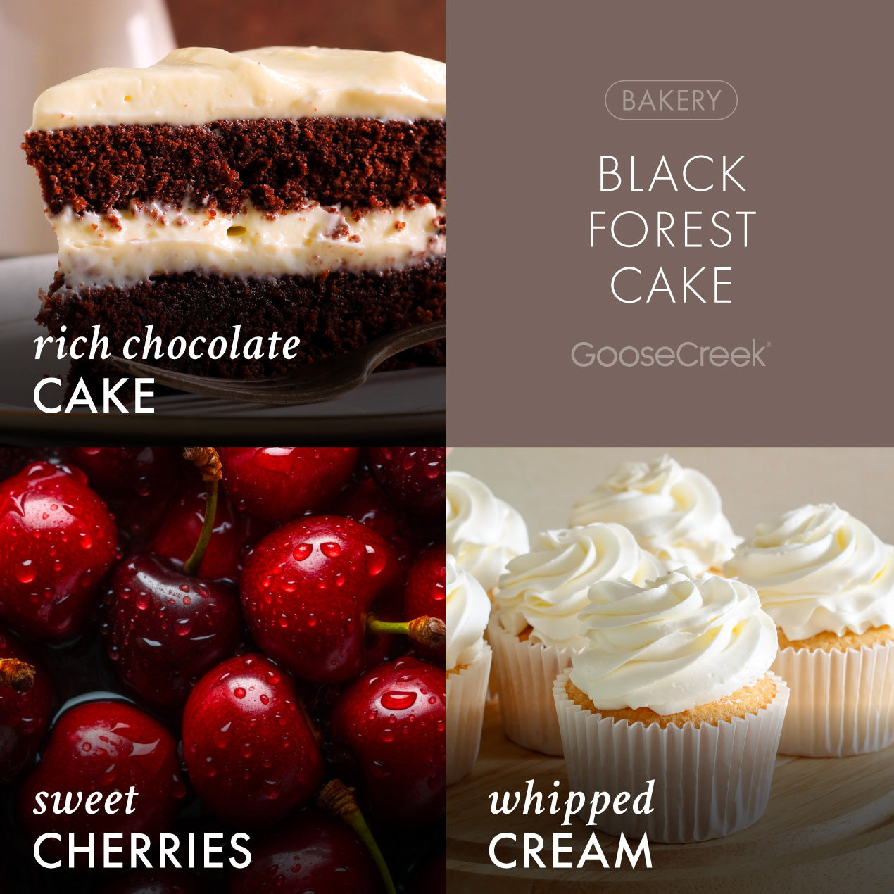 Black Forest Cake Germany Large 3-Wick Candle