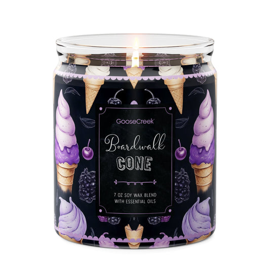 Boardwalk Cone 7oz Single Wick Candle