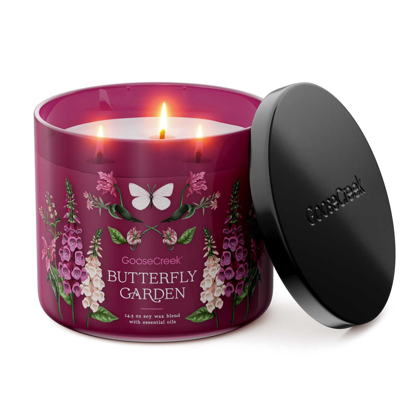 Butterfly Garden 3-Wick Candle