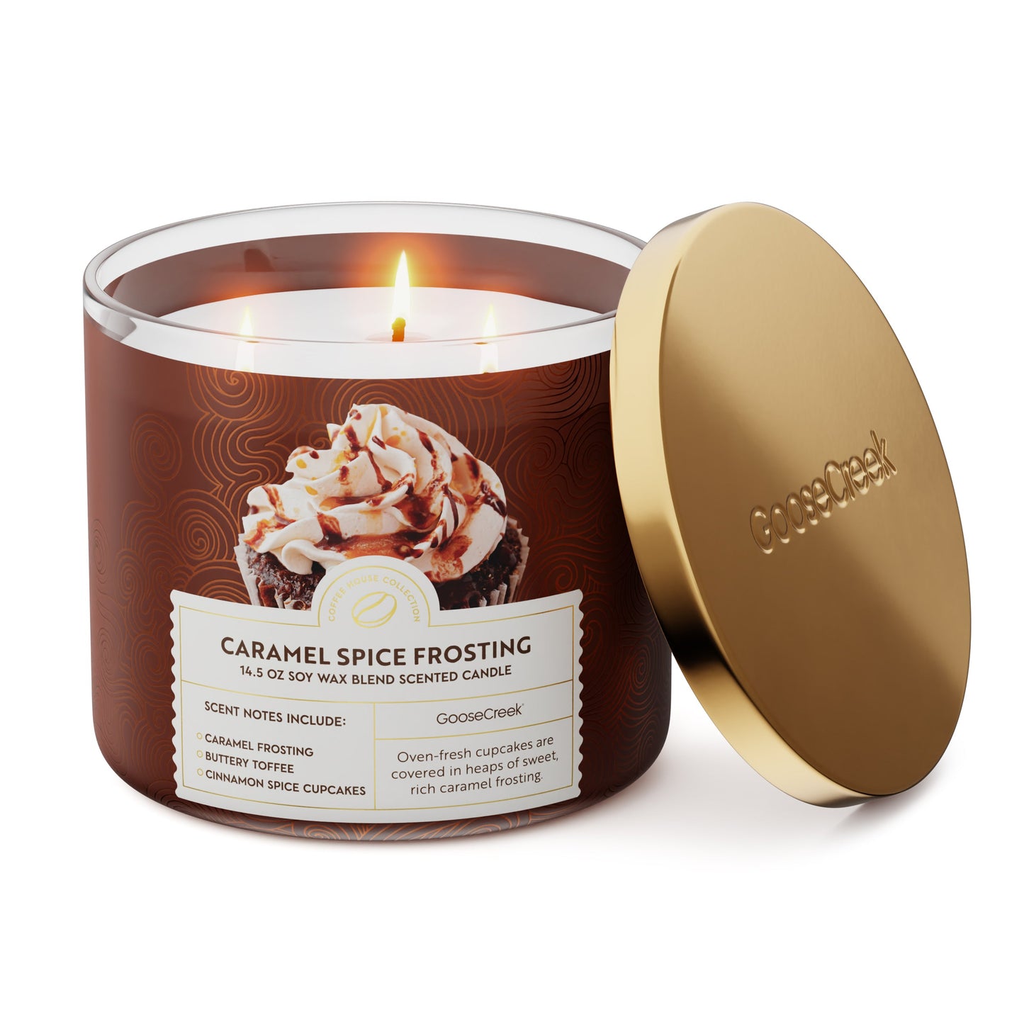 Caramel Spice Frosting 3-Wick Candle