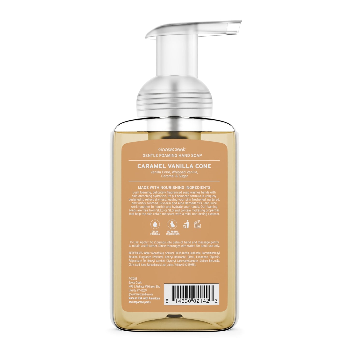 Caramel Vanilla Cone Lush Foaming Hand Soap