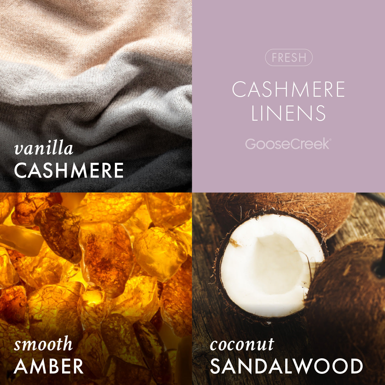 Cashmere Linens 3-Wick Candle
