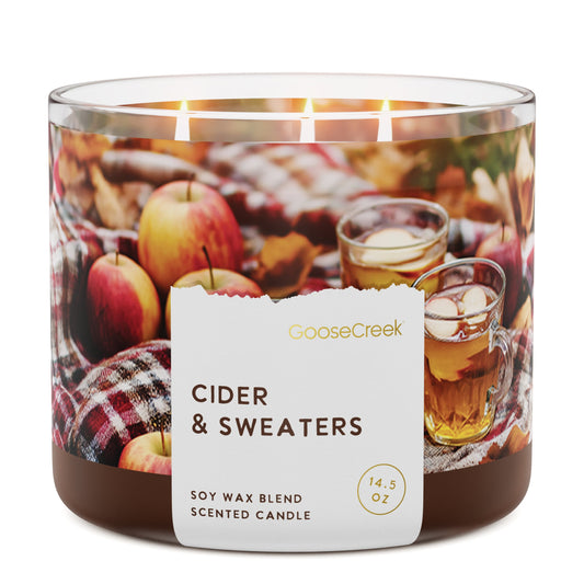 Cider & Sweaters 3-Wick Candle
