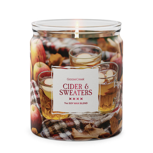 Cider & Sweaters 7oz Single Wick Candle