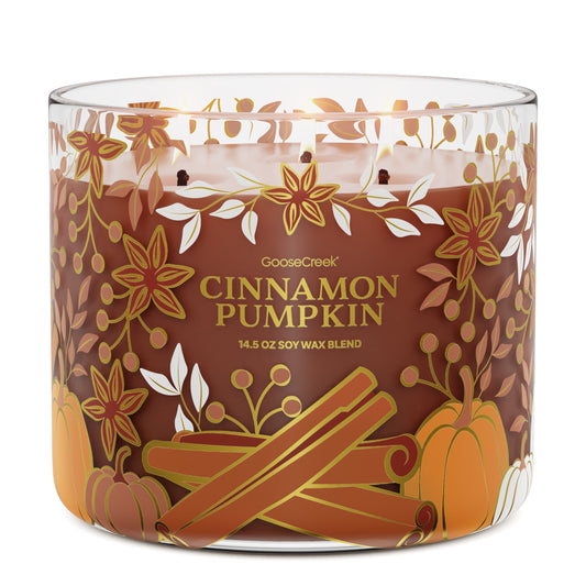 Cinnamon Pumpkin 3-Wick Candle