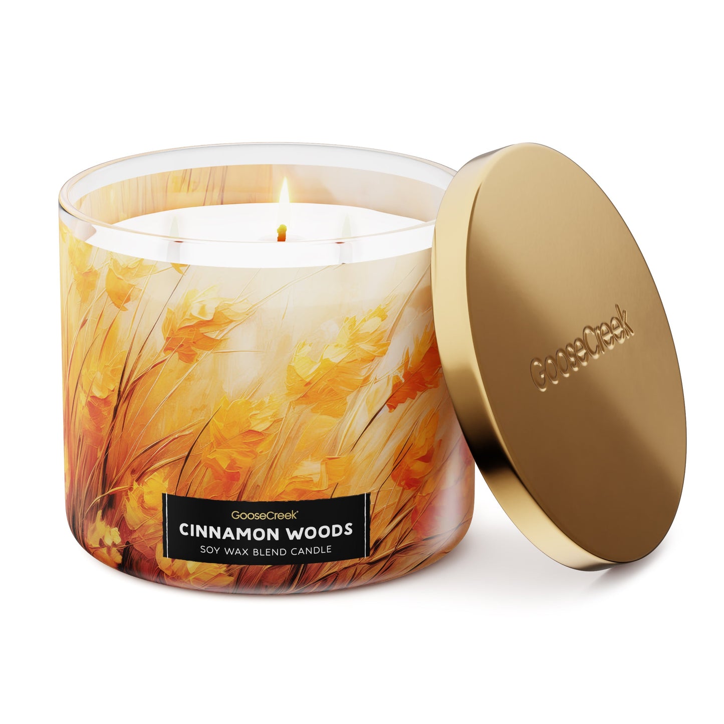 Cinnamon Woods 3-Wick Candle