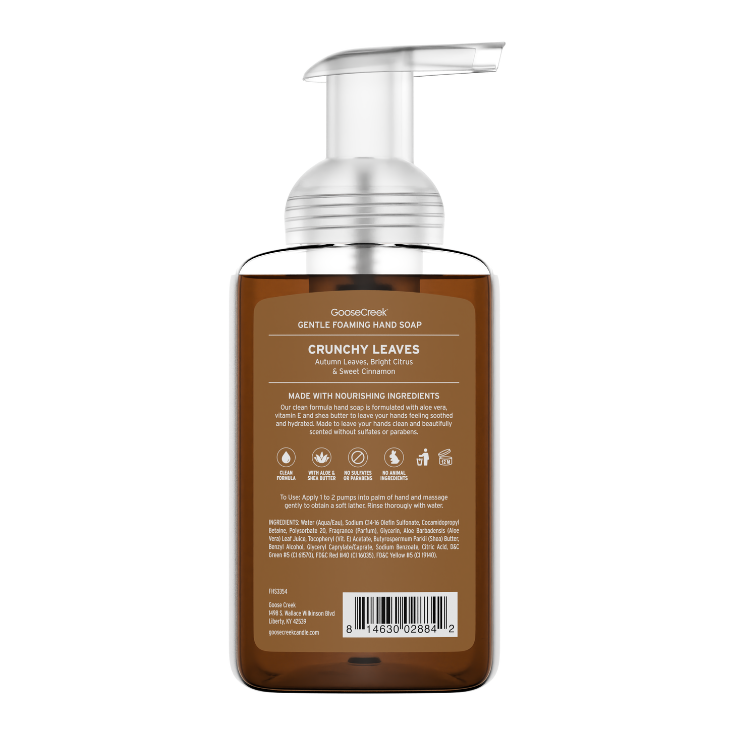 Crunchy Leaves Lush Foaming Hand Soap