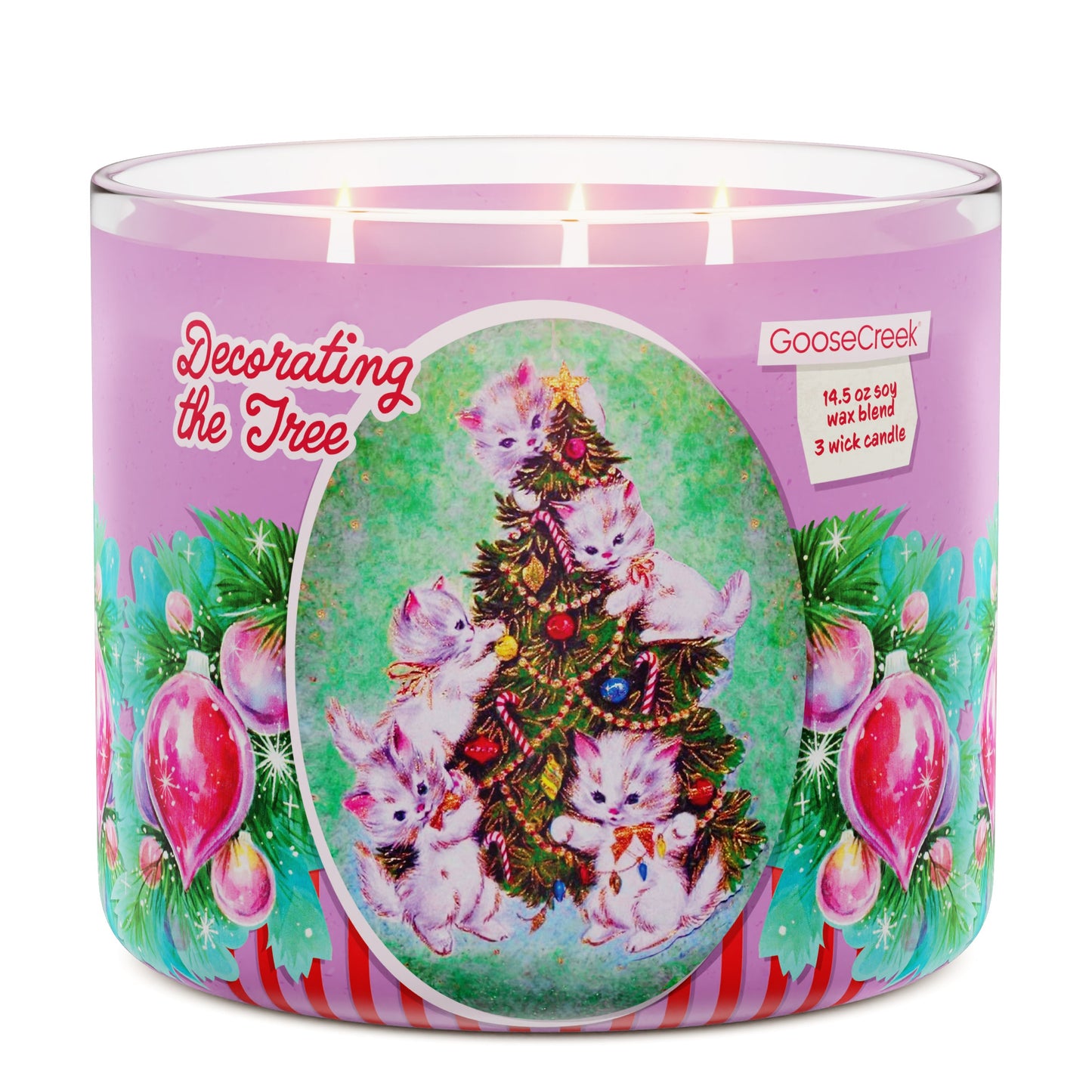 Decorating the Tree 3-Wick Candle