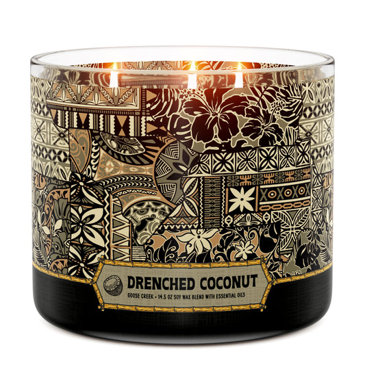 Drenched Coconut 3-Wick Candle