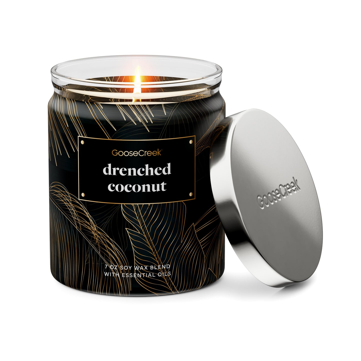 Drenched Coconut 7oz Single Wick Candle