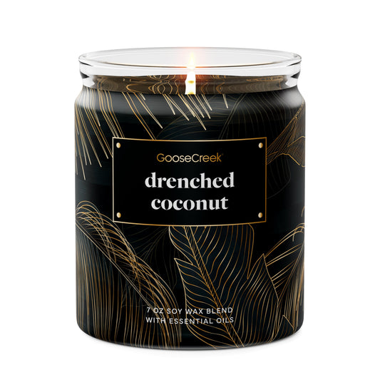 Drenched Coconut 7oz Single Wick Candle