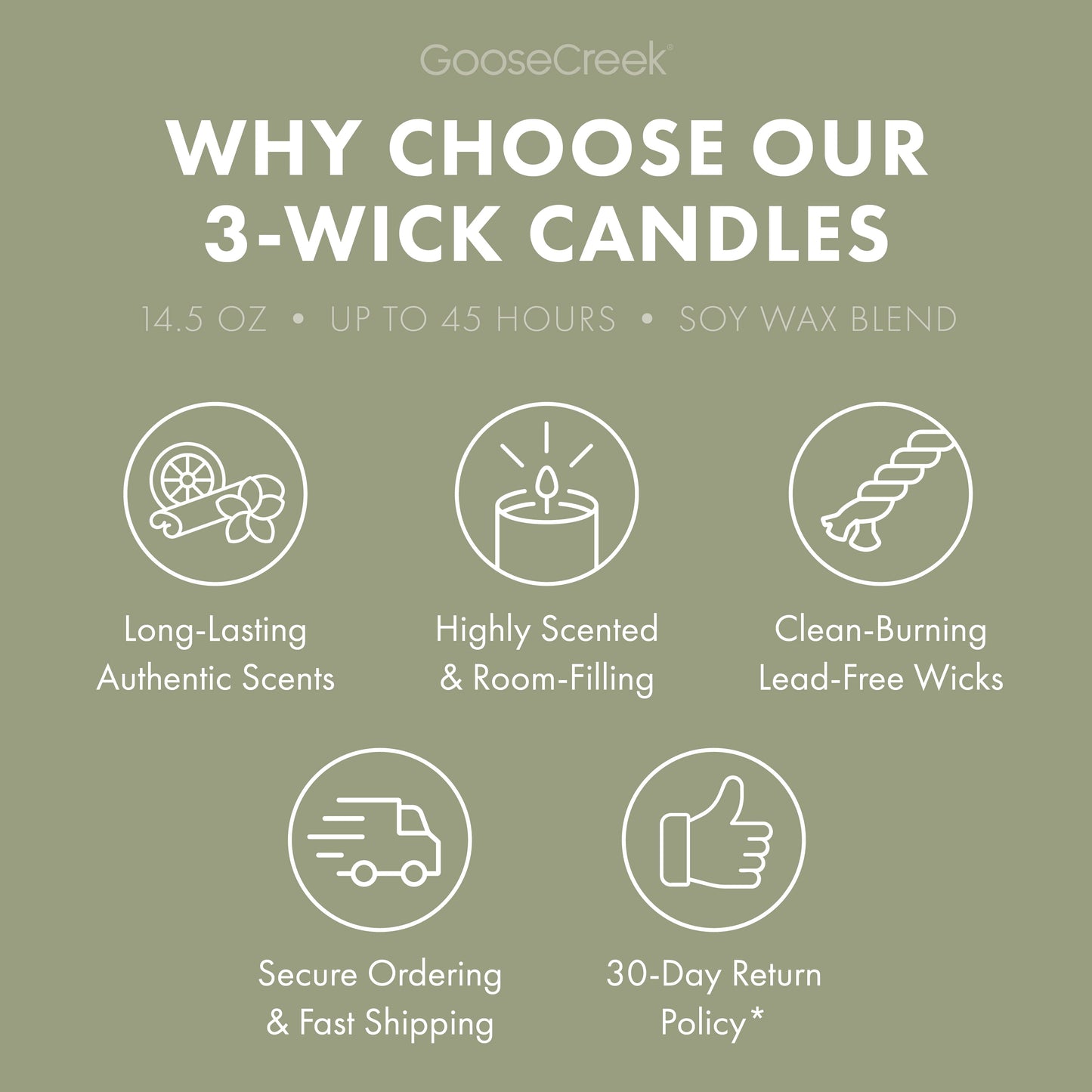 Evergreen Trail 3-Wick Candle
