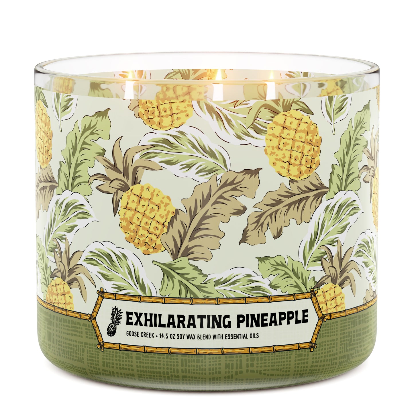 Exhilarating Pineapple 3-Wick Candle
