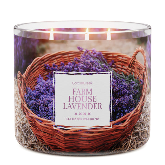Farmhouse Lavender 3-Wick Candle