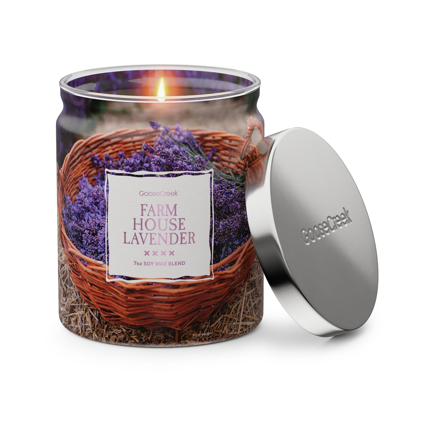 Farmhouse Lavender 7oz Single Wick Candle
