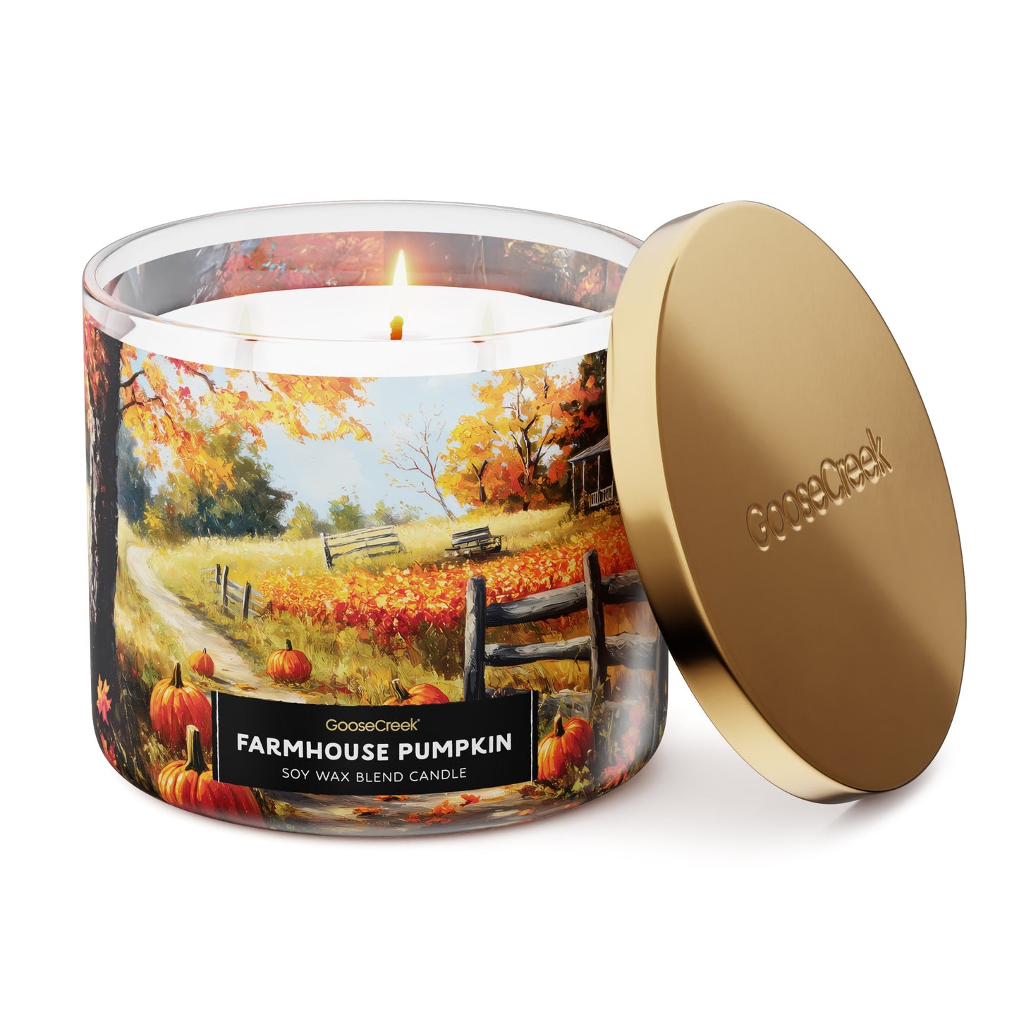 Farmhouse Pumpkin 3-Wick Candle