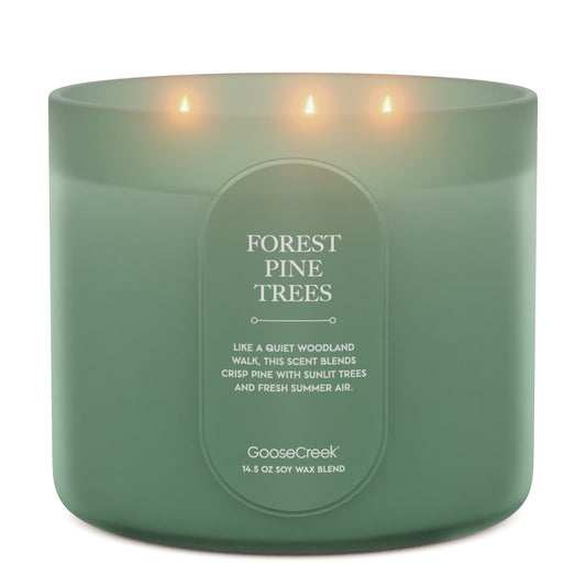 Forest Pine Trees 3-Wick Candle