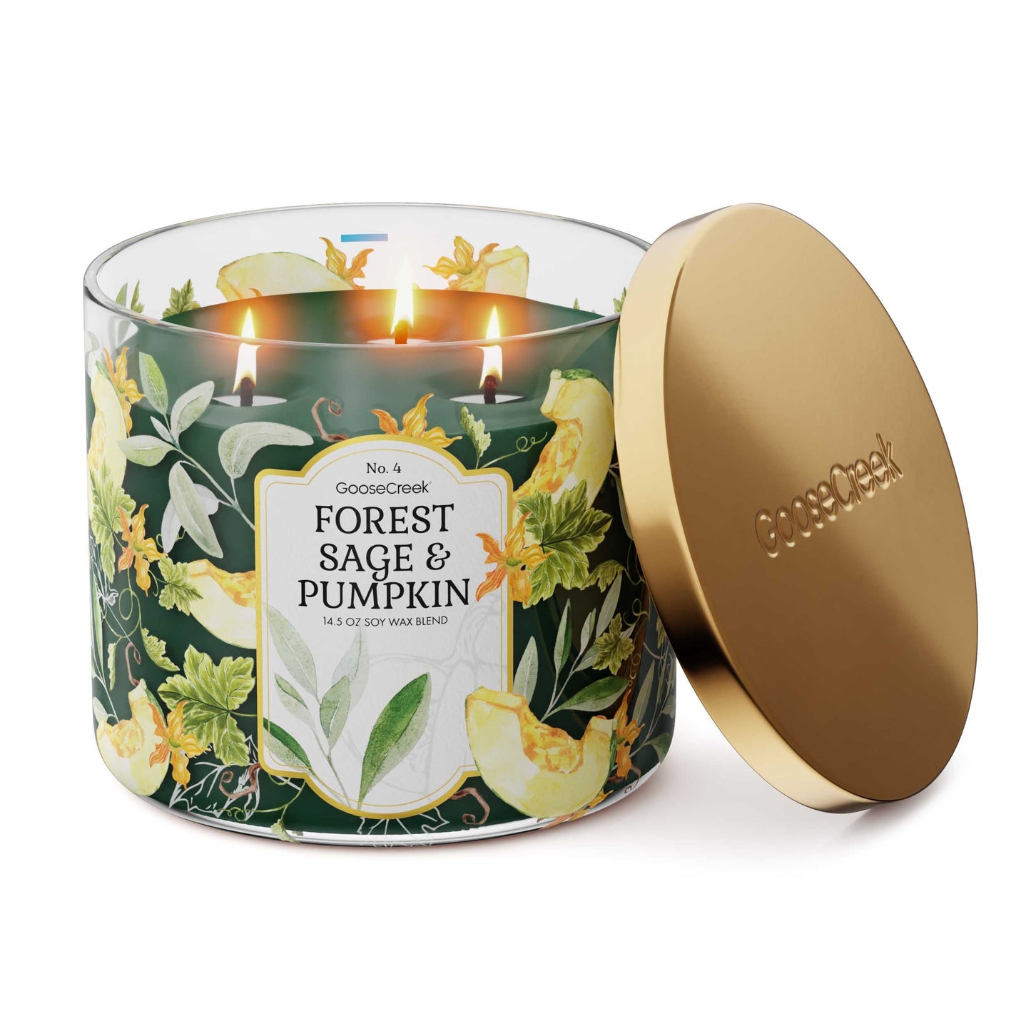 Forest Sage & Pumpkin 3-Wick Candle