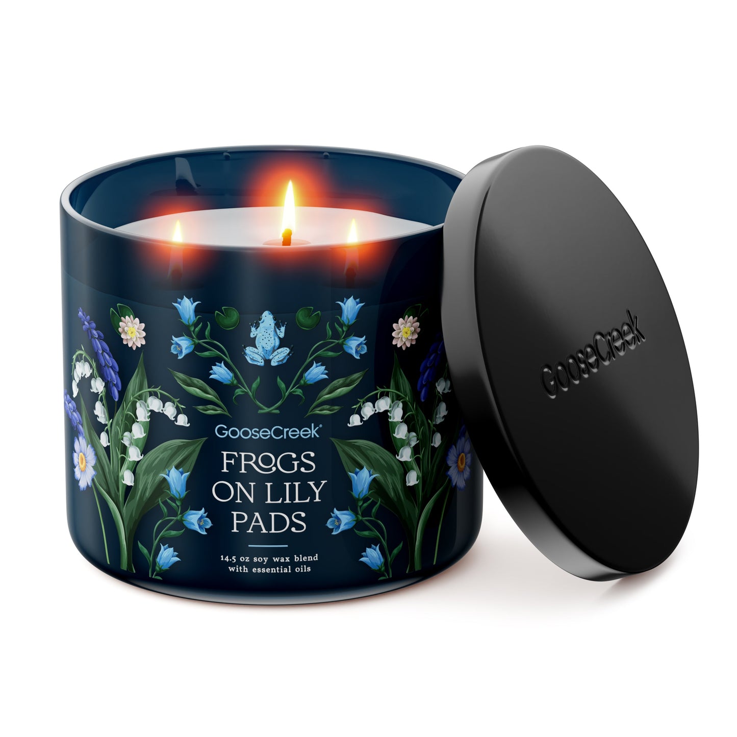 Frogs on Lily Pads 3-Wick Candle