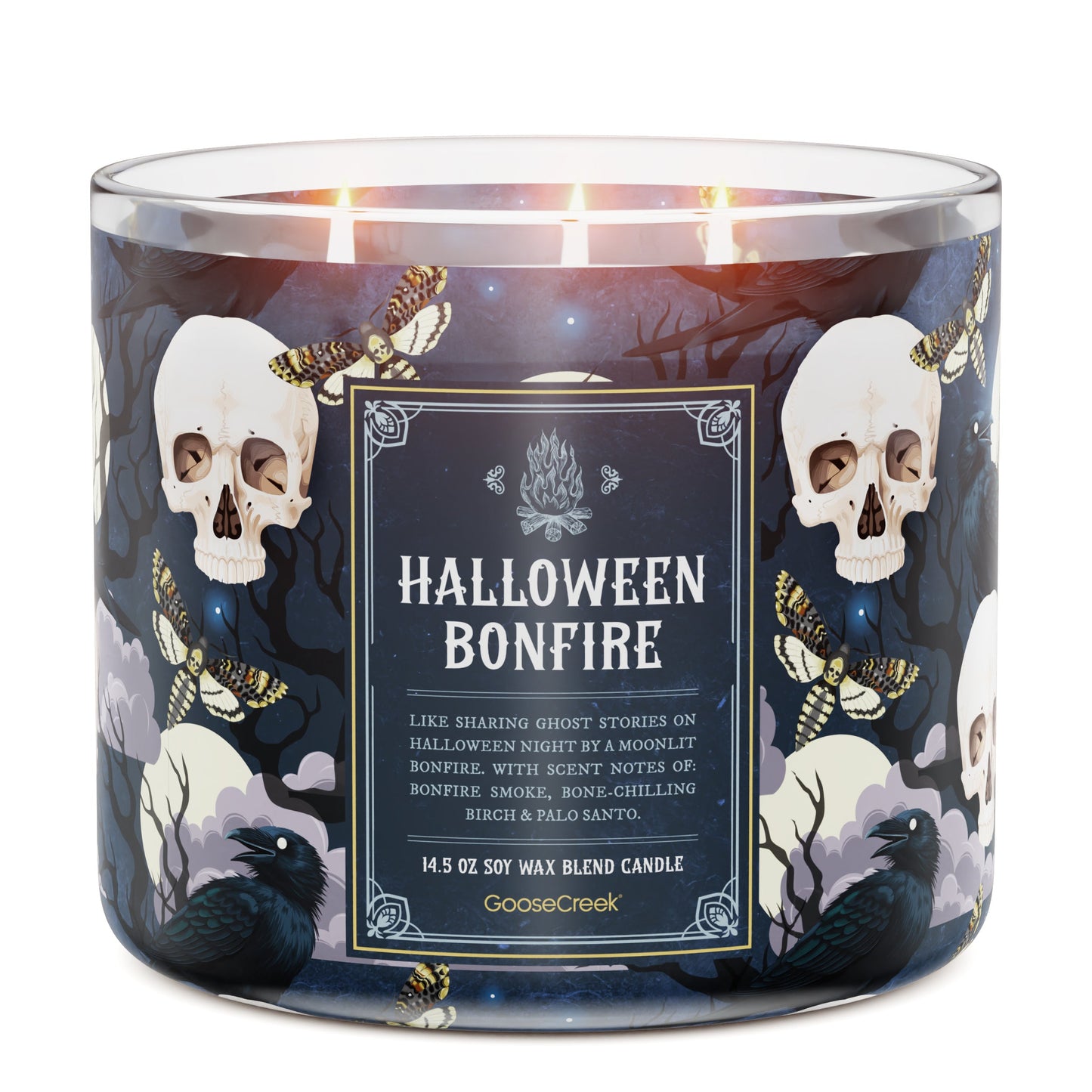 Halloween Bonfire 3-Wick Candle
