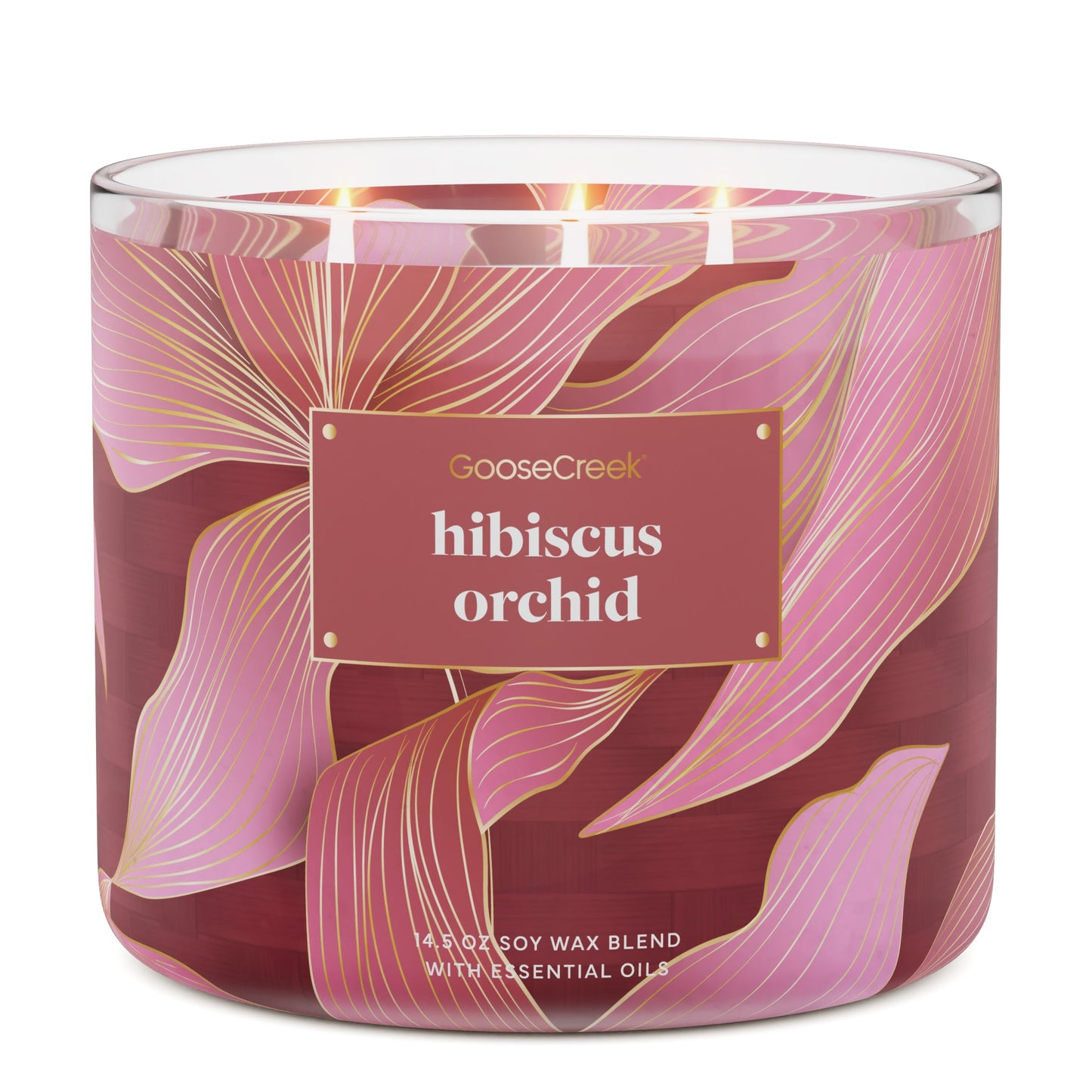 Hibiscus Orchid 3-Wick Candle