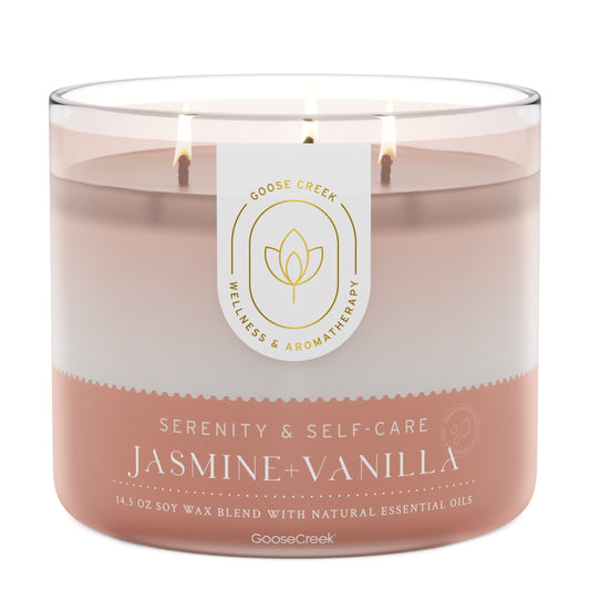 Jasmine & Vanilla Aromatherapy 3-Wick Candle
