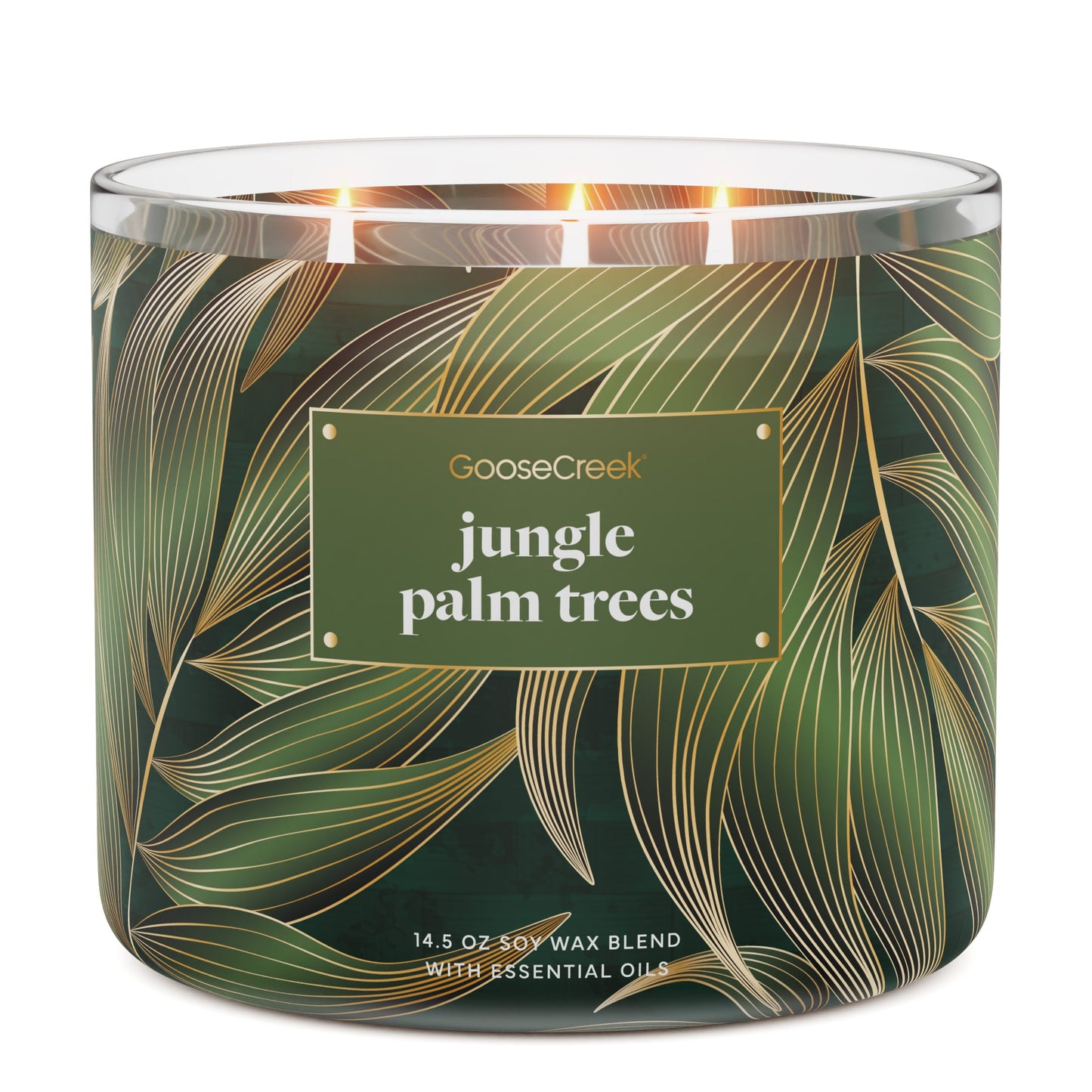 Jungle Palm Trees 3-Wick Candle