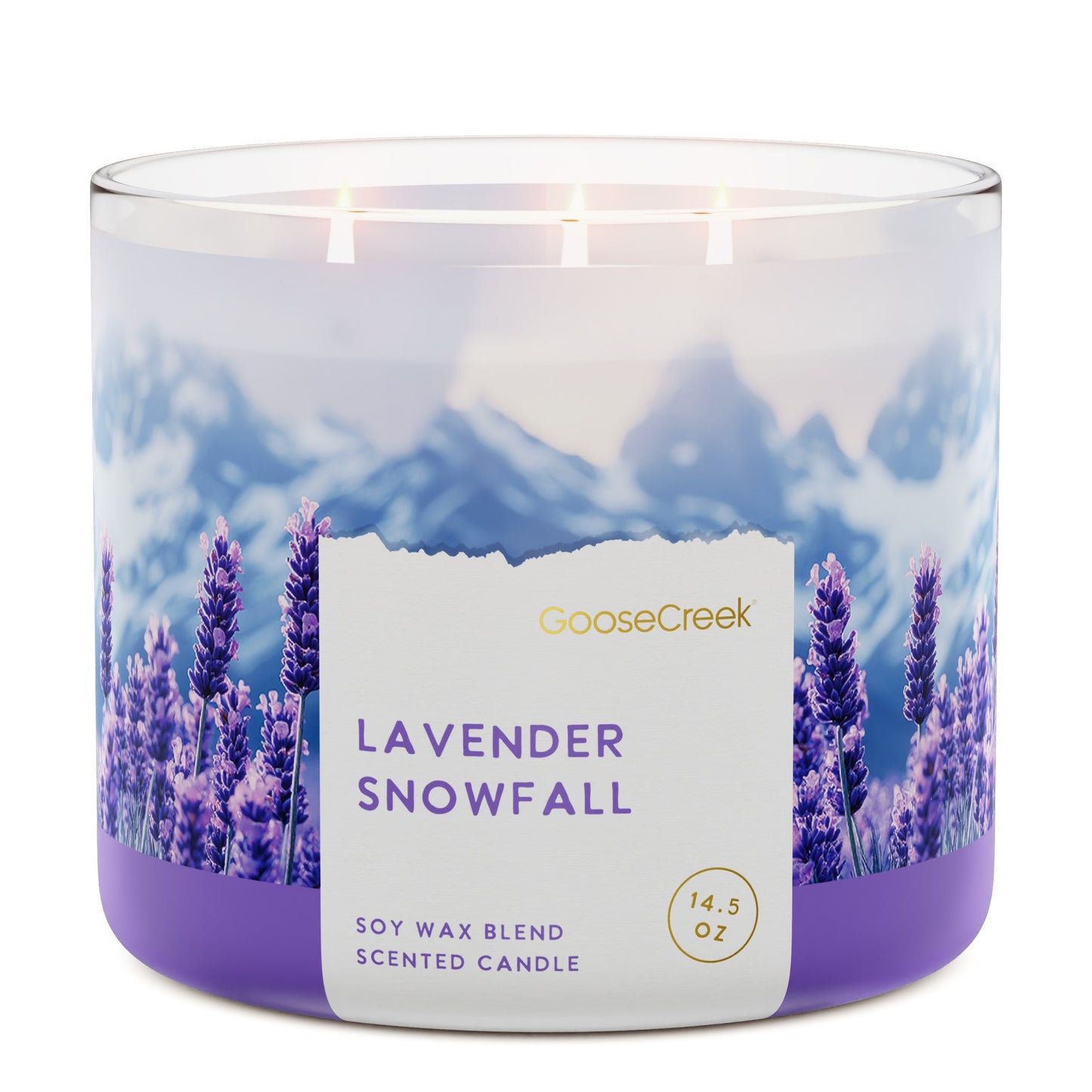 Lavender Snowfall 3-Wick Candle