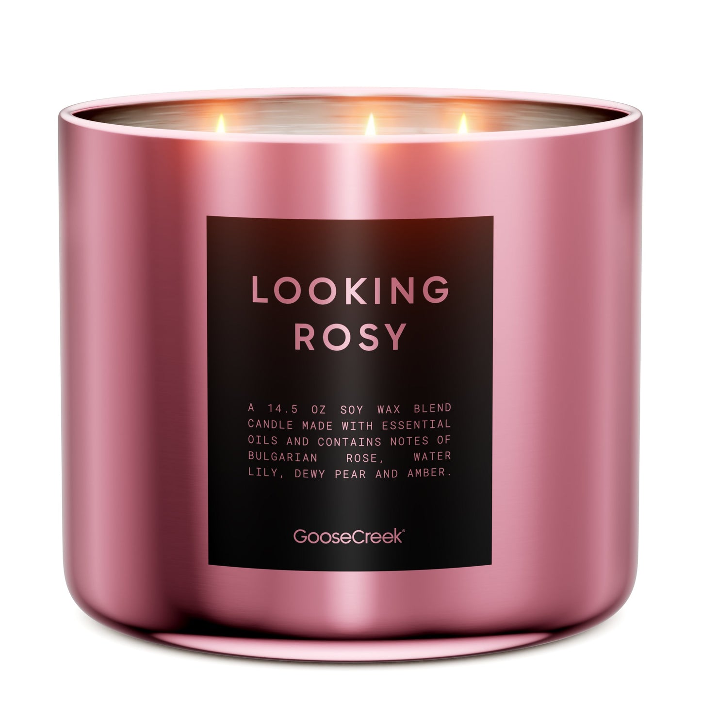 Looking Rosy 3-Wick Candle
