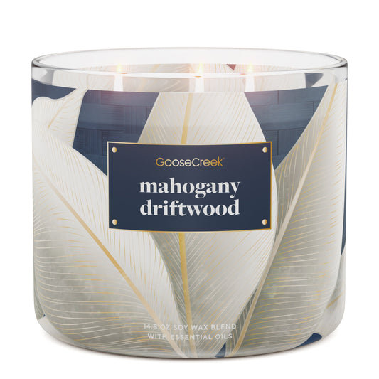 Mahogany Driftwood 3-Wick Candle