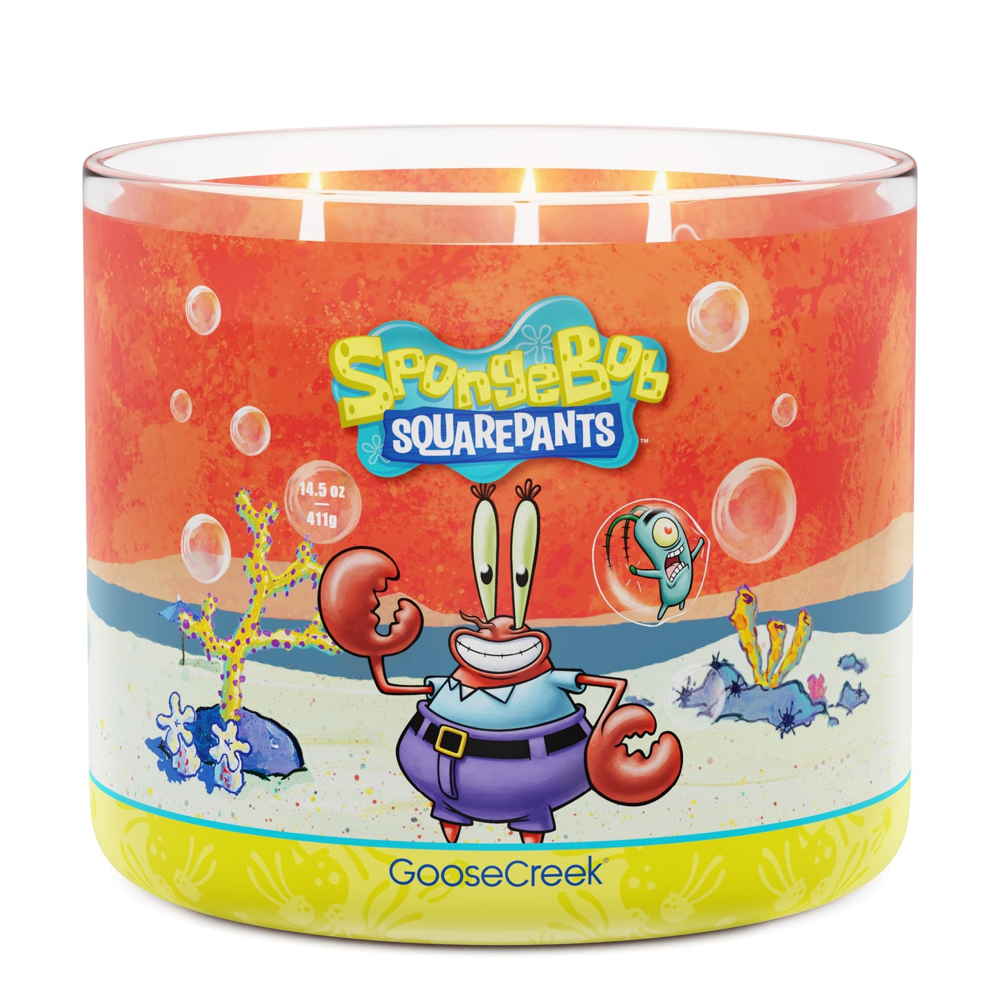 Mr. Krabs 3-Wick Candle