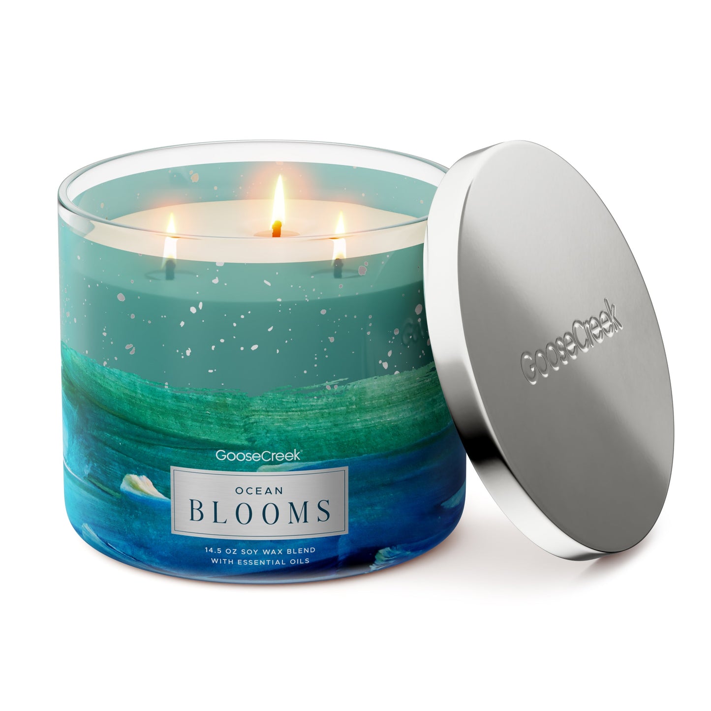 Ocean Blooms 3-Wick Candle