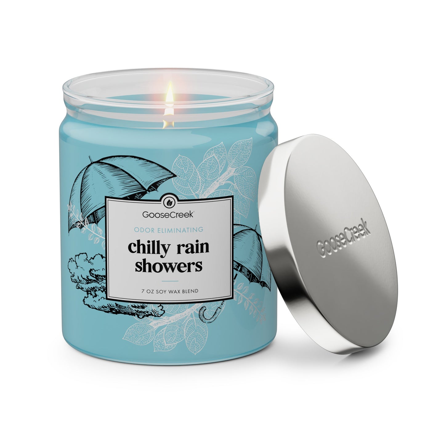Odor Eliminating Chilly Rain Showers 7oz Single Wick Candle