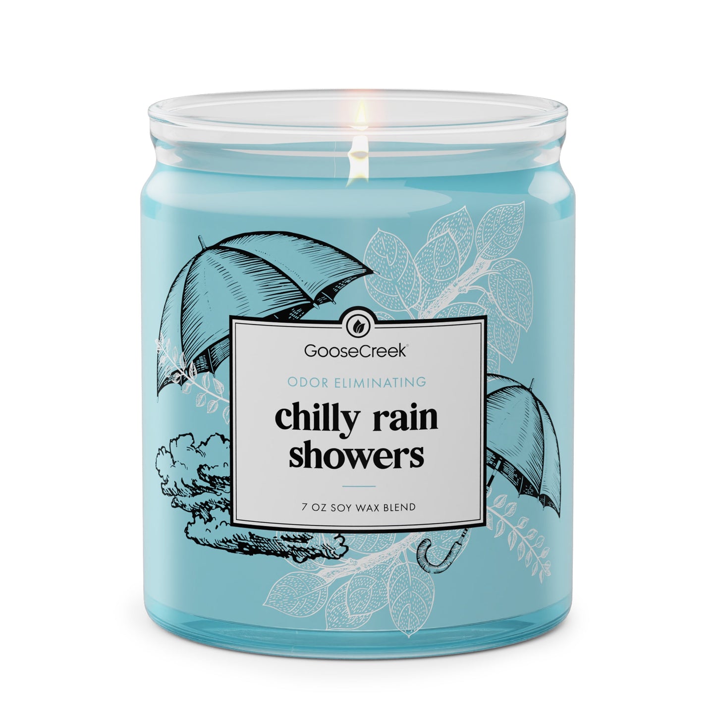 Odor Eliminating Chilly Rain Showers 7oz Single Wick Candle