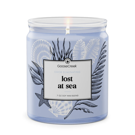 Odor Eliminating Lost at Sea 7oz Single Wick Candle