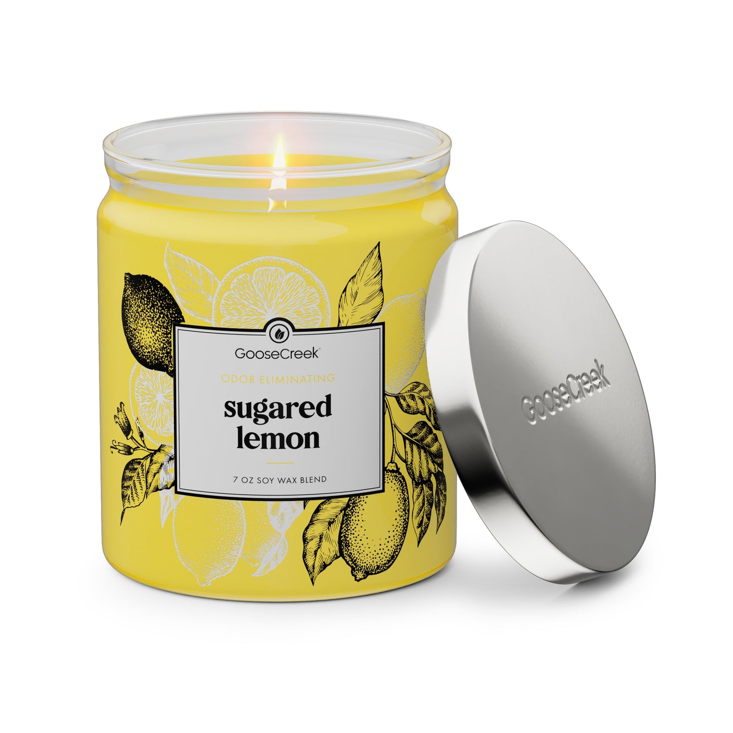Odor Eliminating Sugared Lemon 7oz Single Wick Candle