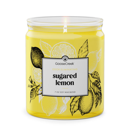 Odor Eliminating Sugared Lemon 7oz Single Wick Candle