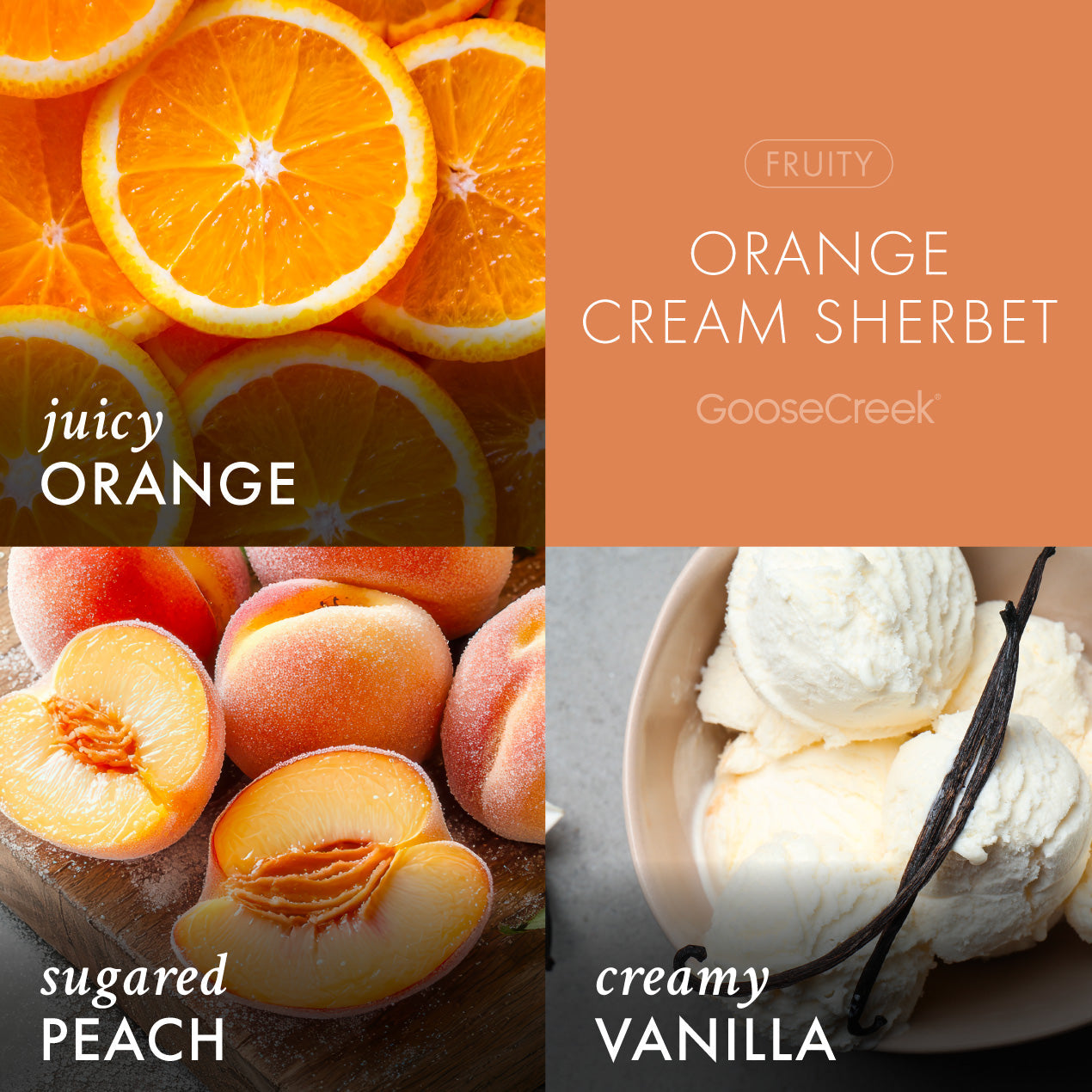 Orange Cream Sherbet 3-Wick Candle