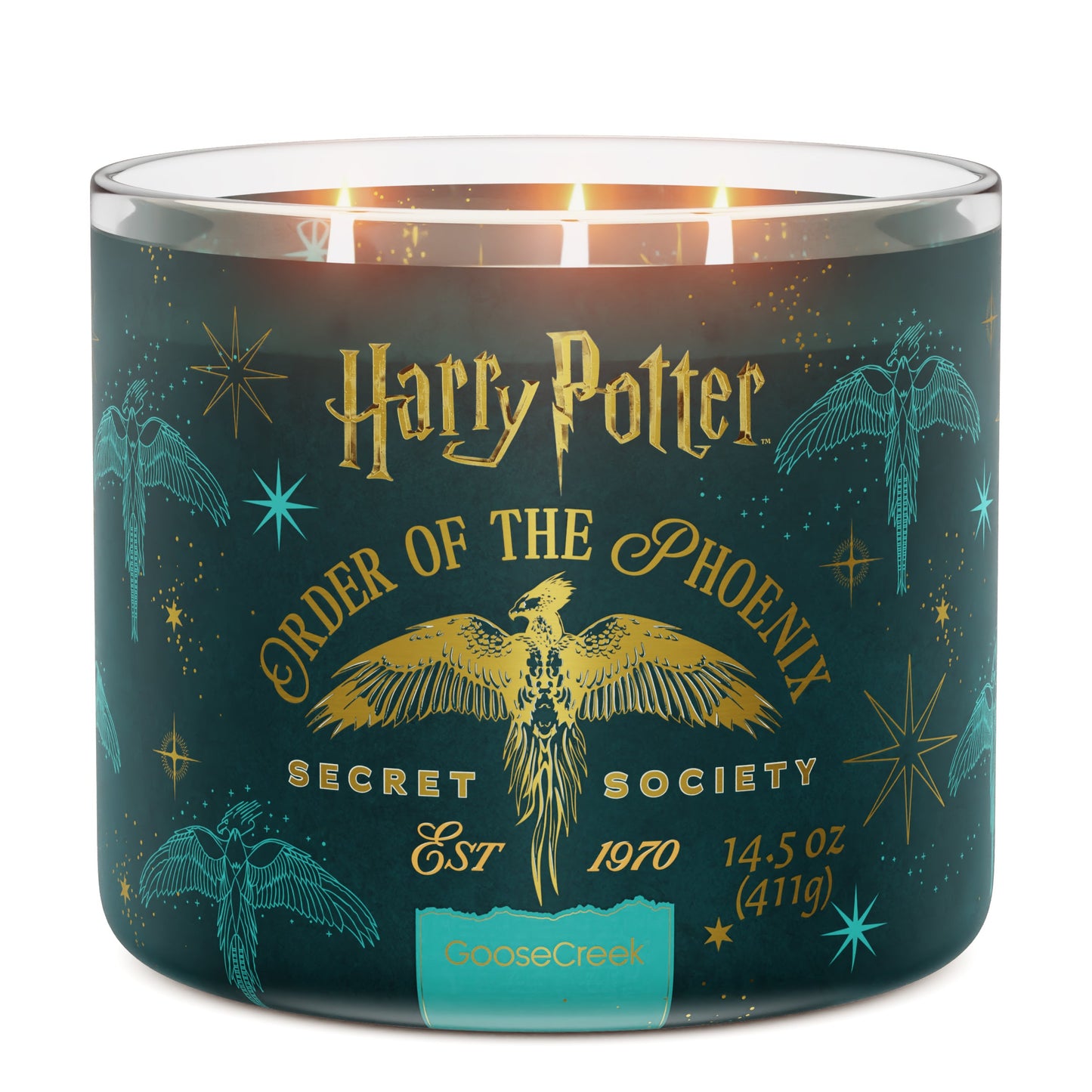 Order of the Phoenix 3-Wick Harry Potter Candle